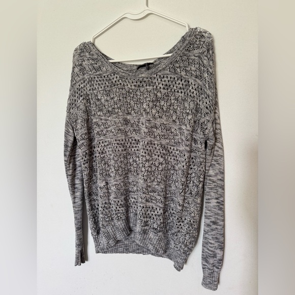 i jeans by Buffalo Gray Chunky Knit Crew Neck Sweater - Picture 1 of 3